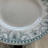 8 assiettes en terre de fer Saint Amand et Hamage modèle Wilbur