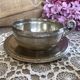 Lot de 3 tasses anciennes "argenterie"