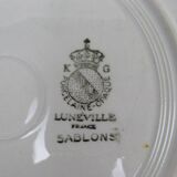 Pair of Lunéville plates, Sablons model