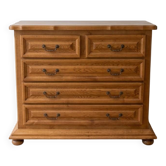 Commode en bois massif