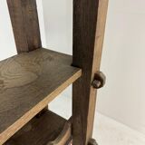 Brutalist aranjou wood rack