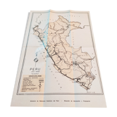 Carte touristique du Pérou