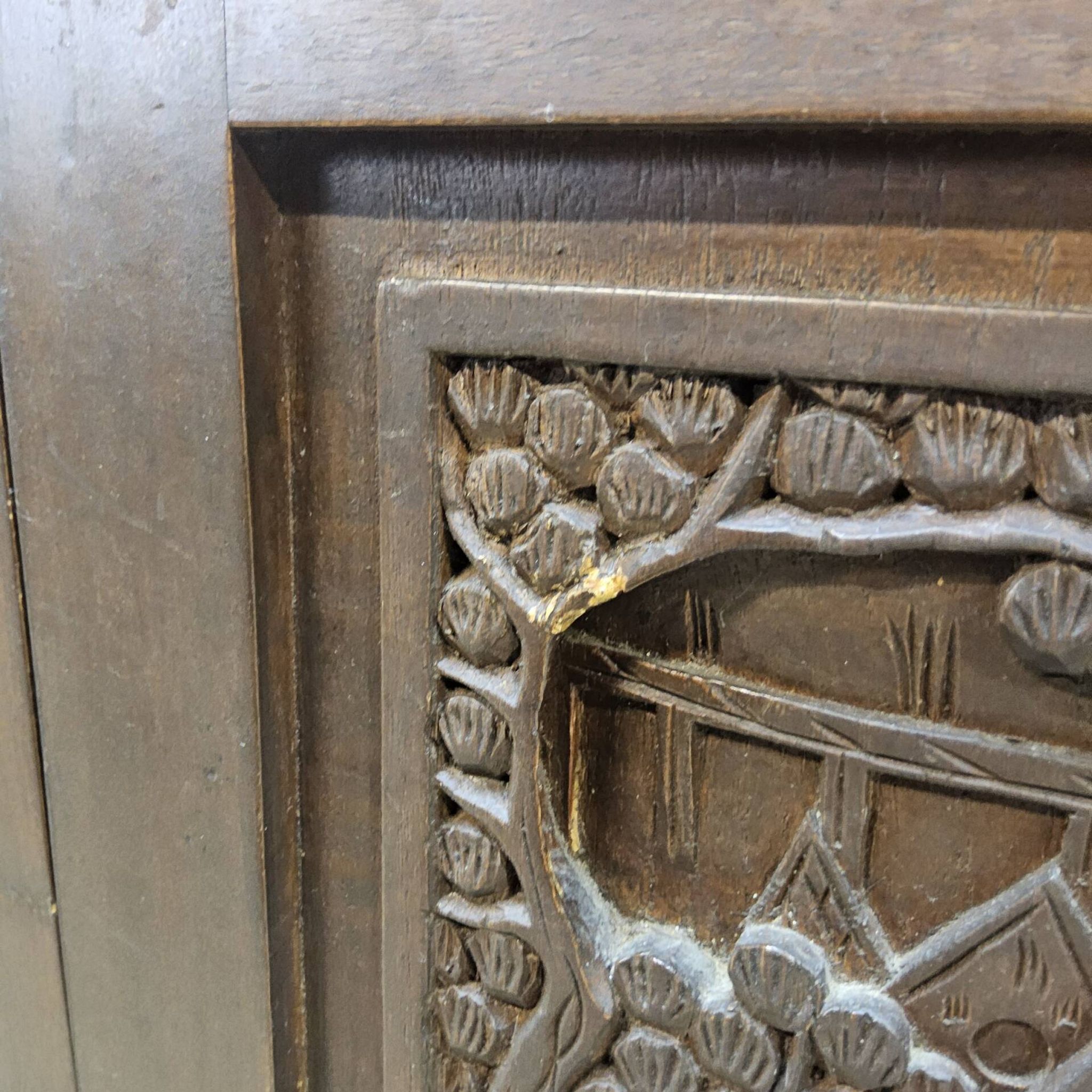 Vintage teak wooden Thai / Asian bar cabinet / drinks cabinet