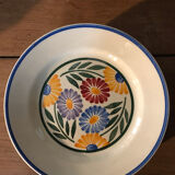 Set of 12 floral plates