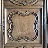 Pair of cupboard doors - Oak, late 18th century