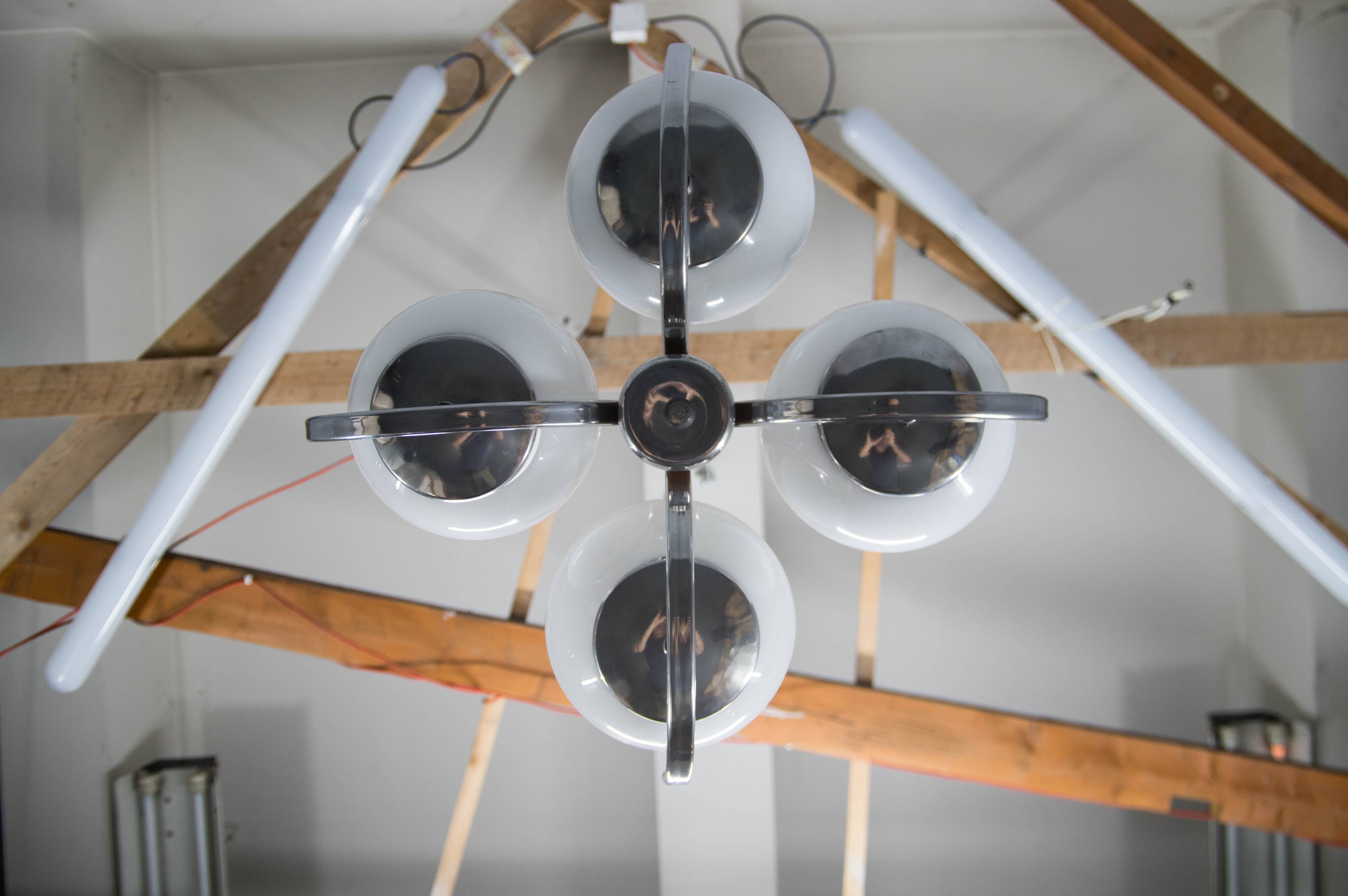 Functionalist / Bauhaus Chandelier, 1930s