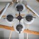 Functionalist / Bauhaus Chandelier, 1930s