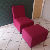 Chair and rest foot "pouf" Ligne Roset