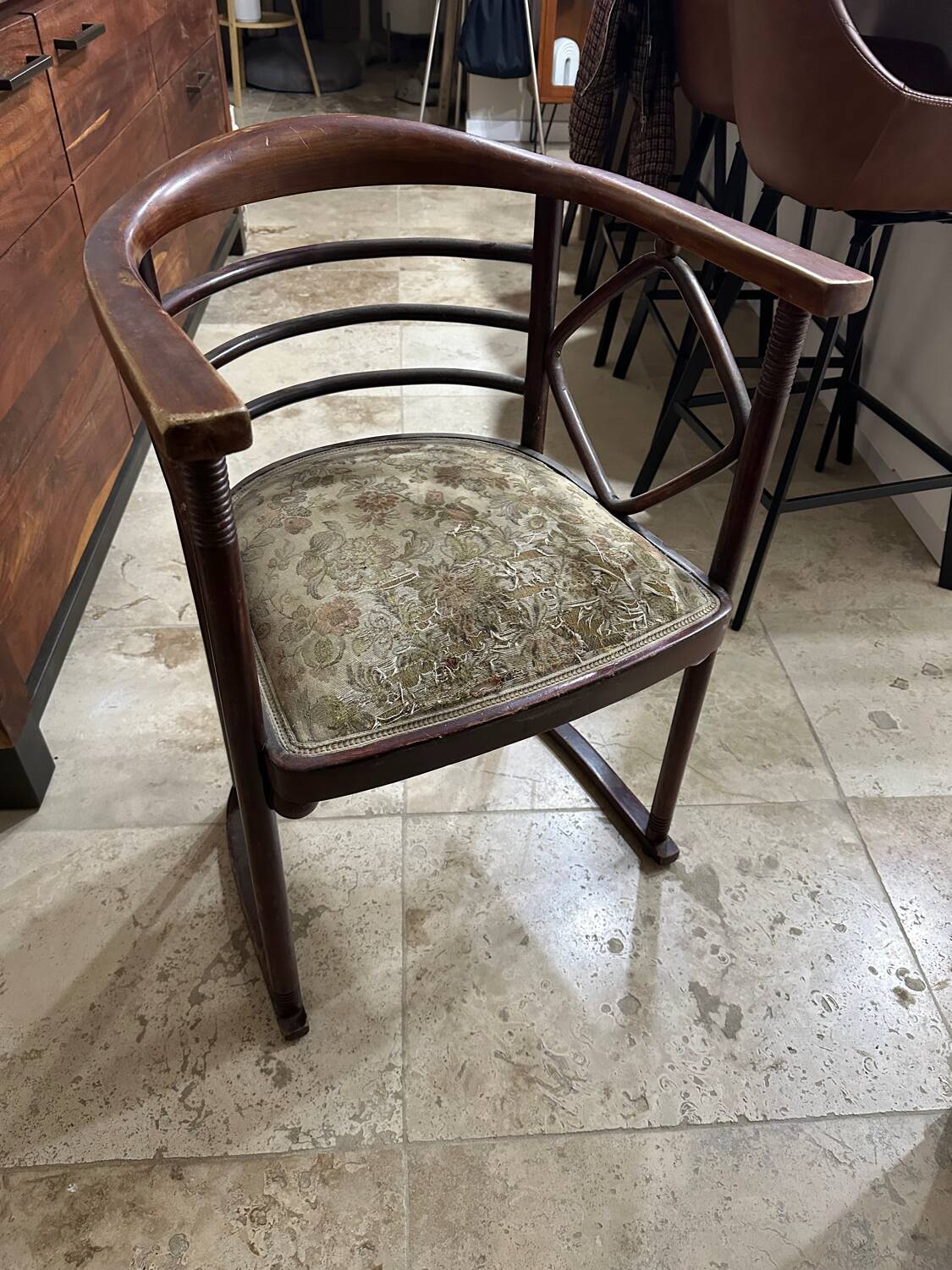 Thonet armchair model 727 by Josef Hauffman