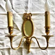 Louis XVI Wall Lamp Lucien Gau Mirror
