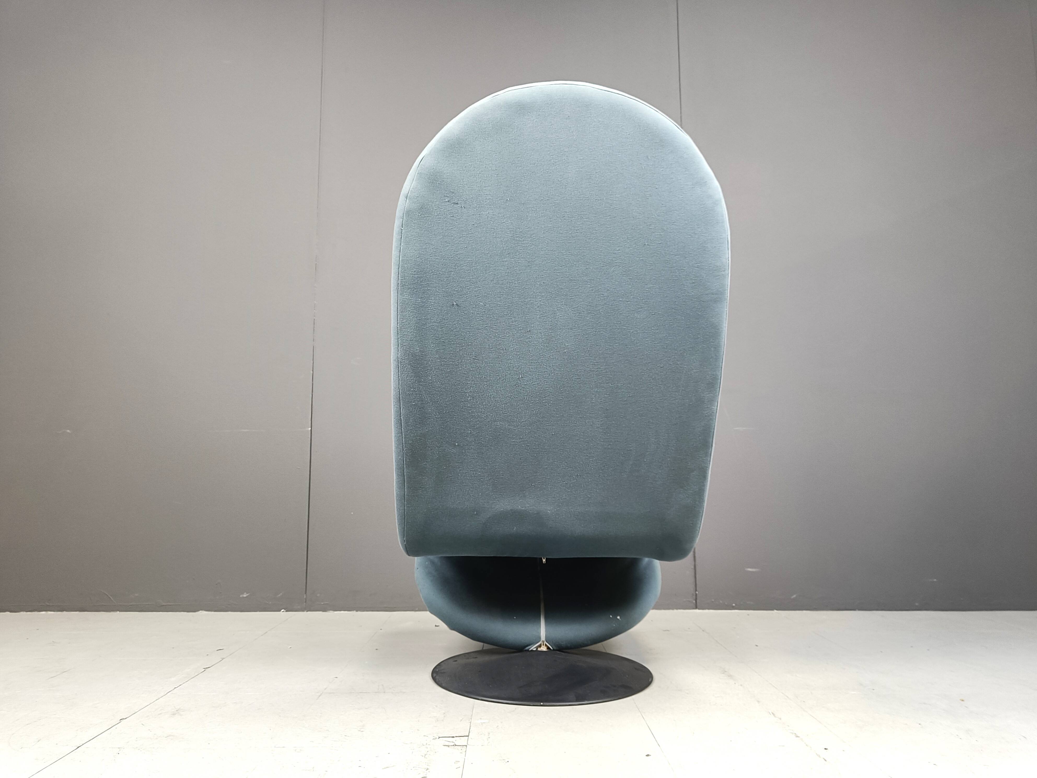 1-2-3 High Back Chair for Fritz Hansen by Verner Panton for Fritz Hansen, 1970s