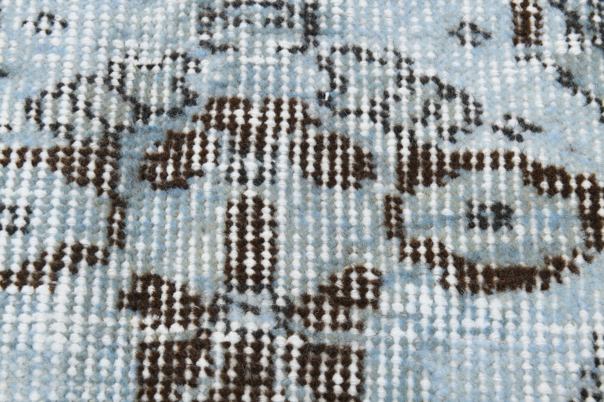 5x8 faded blue handmade turkish rug 260x150cm