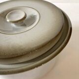 Plat/soupière en grès de grand feu, faïencerie de Brenne, années 1970-1980