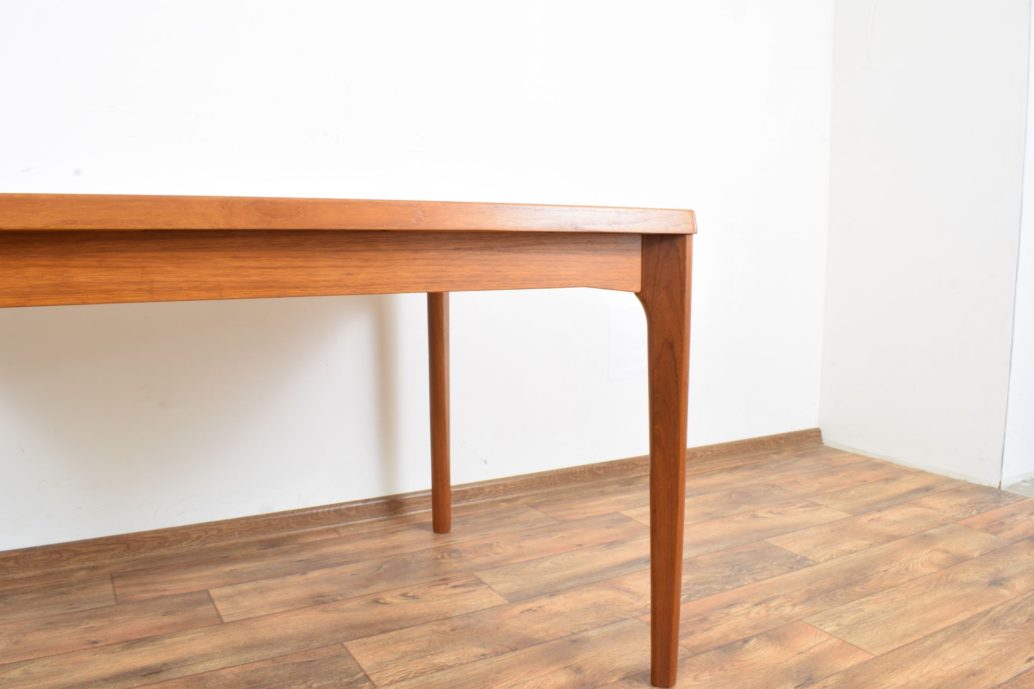 Teak extendable dining table by Henning Kjærnulf for Vejle Mobelfabrik, 1960s
