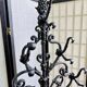 Art Nouveau coat rack in cast iron, circa 1900