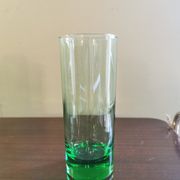 Lot de 6 verres verts vintage