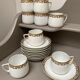 Hermann Ohme Silesia porcelain cup service