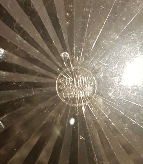 Saint Louis crystal centerpiece bowl