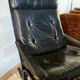Scandinavian leather armchair