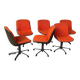 Charles Pollock (1902-1988) Series Of Six Comforto Edition Chairs Circa 1970
