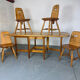 Vintage Scandinavian design dining set by Eero Aarnio for Laukaan.
