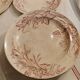 10 antique ironstone dinner plates