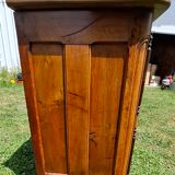 Louis XV 3-door walnut sideboard on plinths
