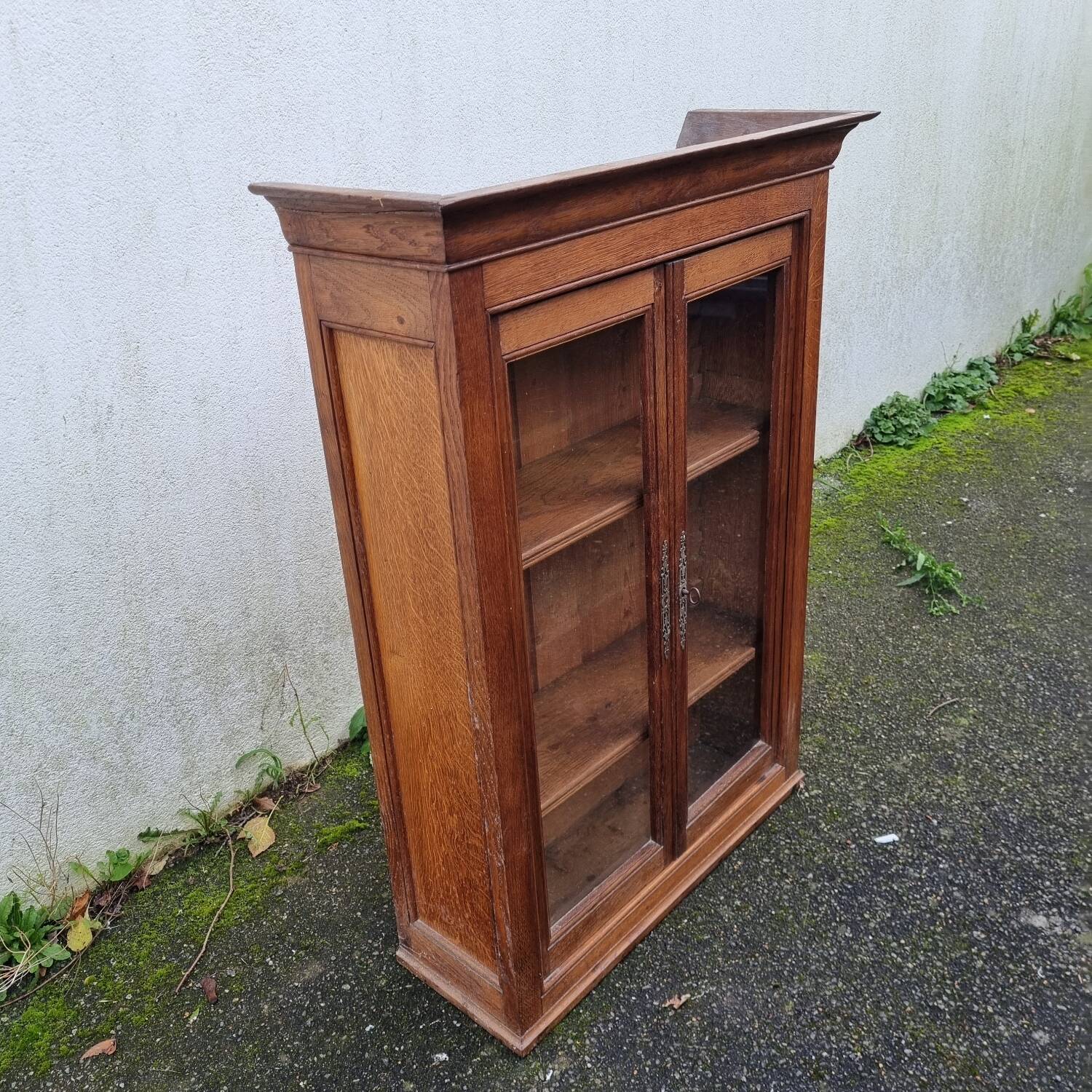 Wall display cabinet library