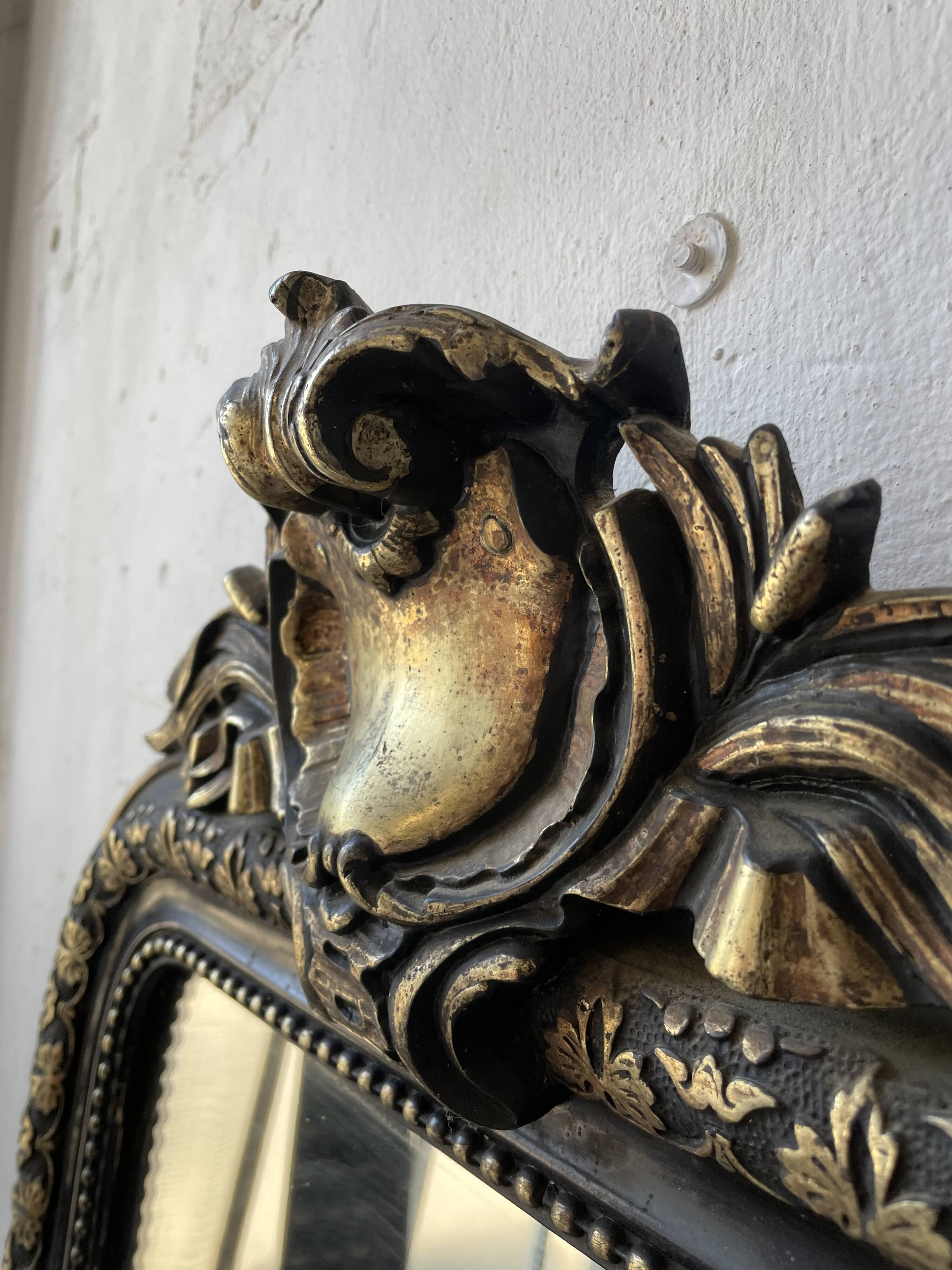 Louis Philippe XXL white mirror 2m