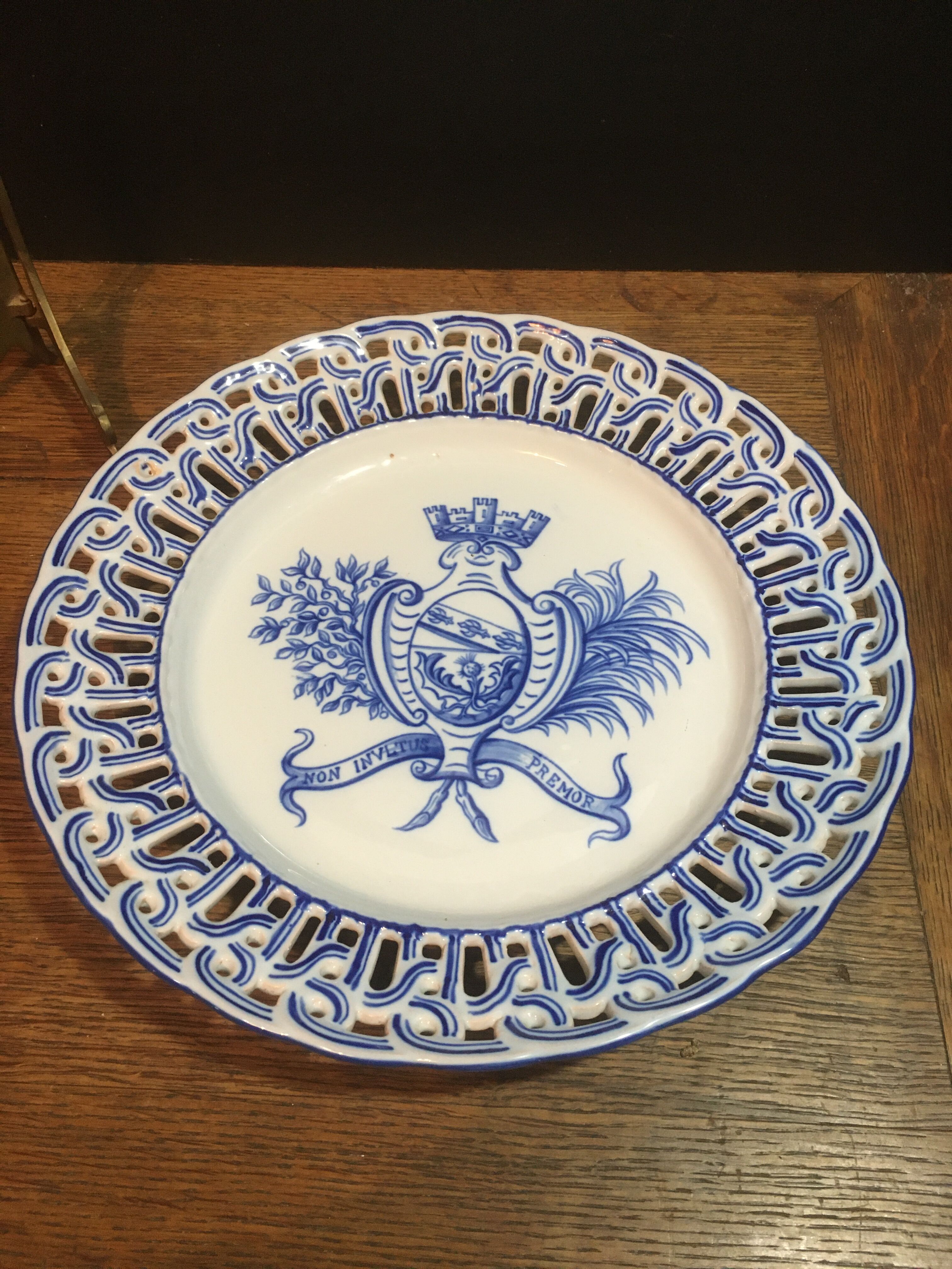 Decorative plate "Gallé Nancy- St Clément"