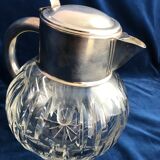 Old crystal orangeade decanter