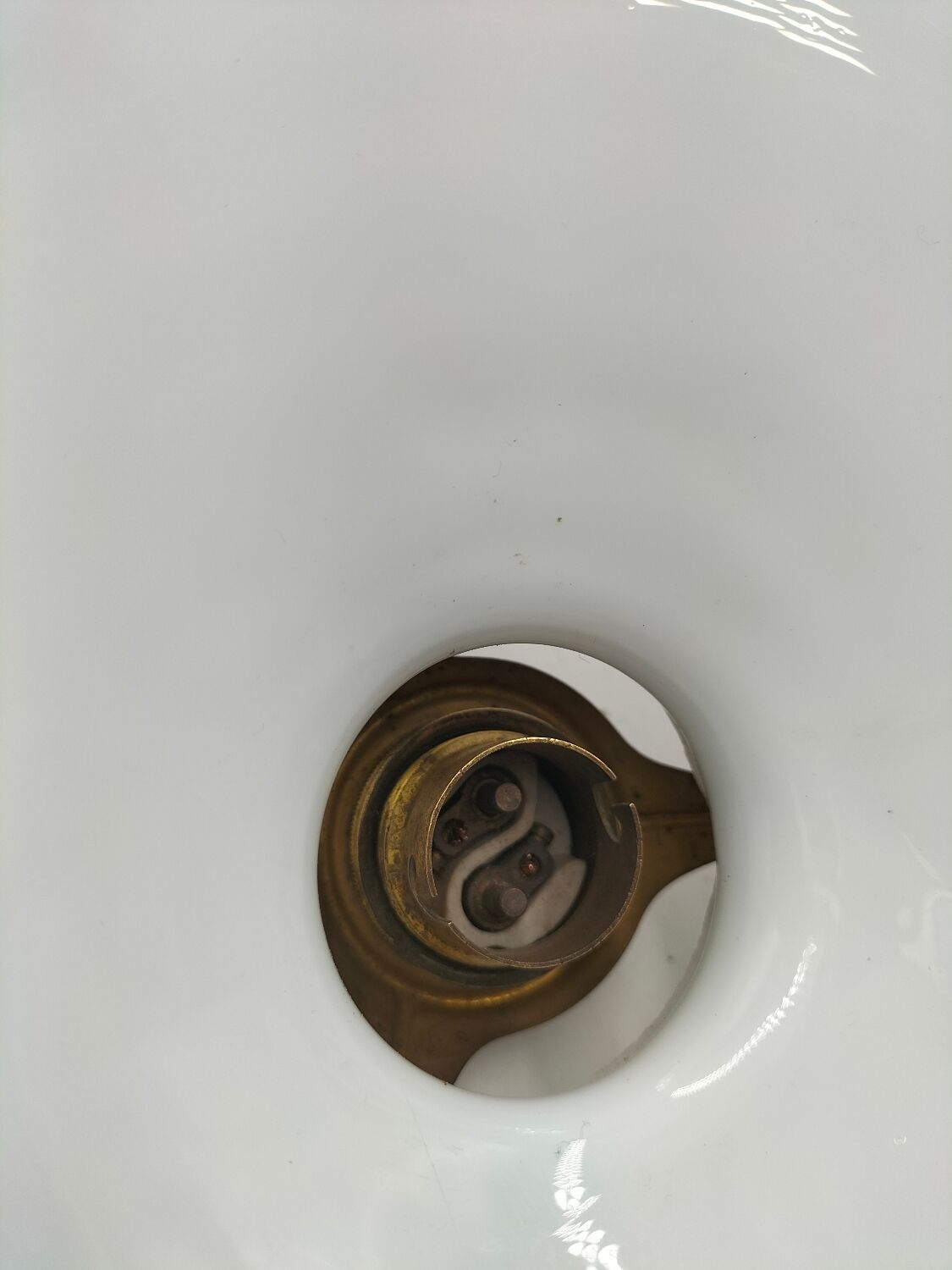 Opaline glass pendant light