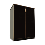 Black glass  bar, 1970s