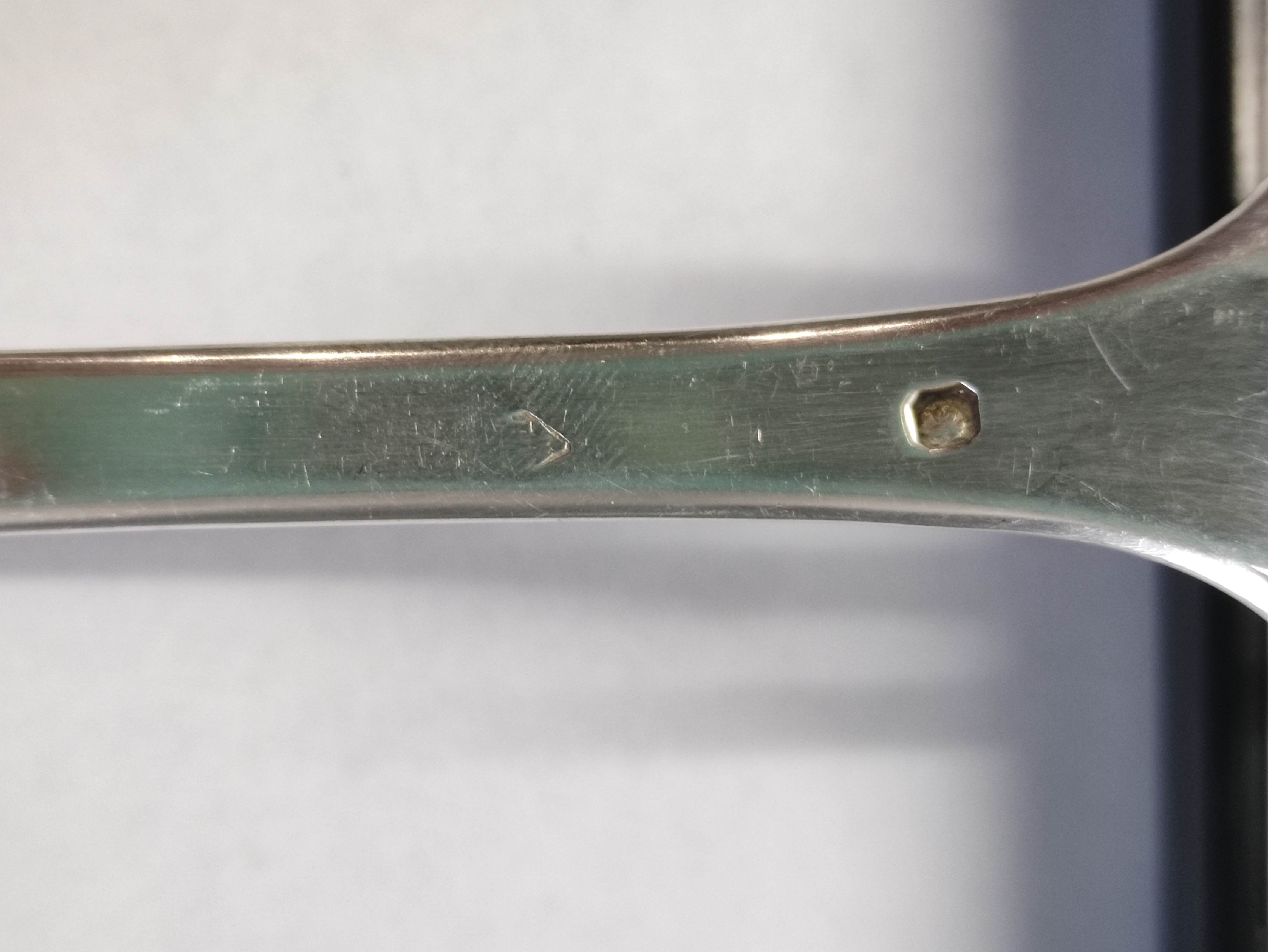 Set of 7 sterling silver table forks