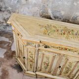 Hand-painted Venetian-style sideboard, mid-20th century