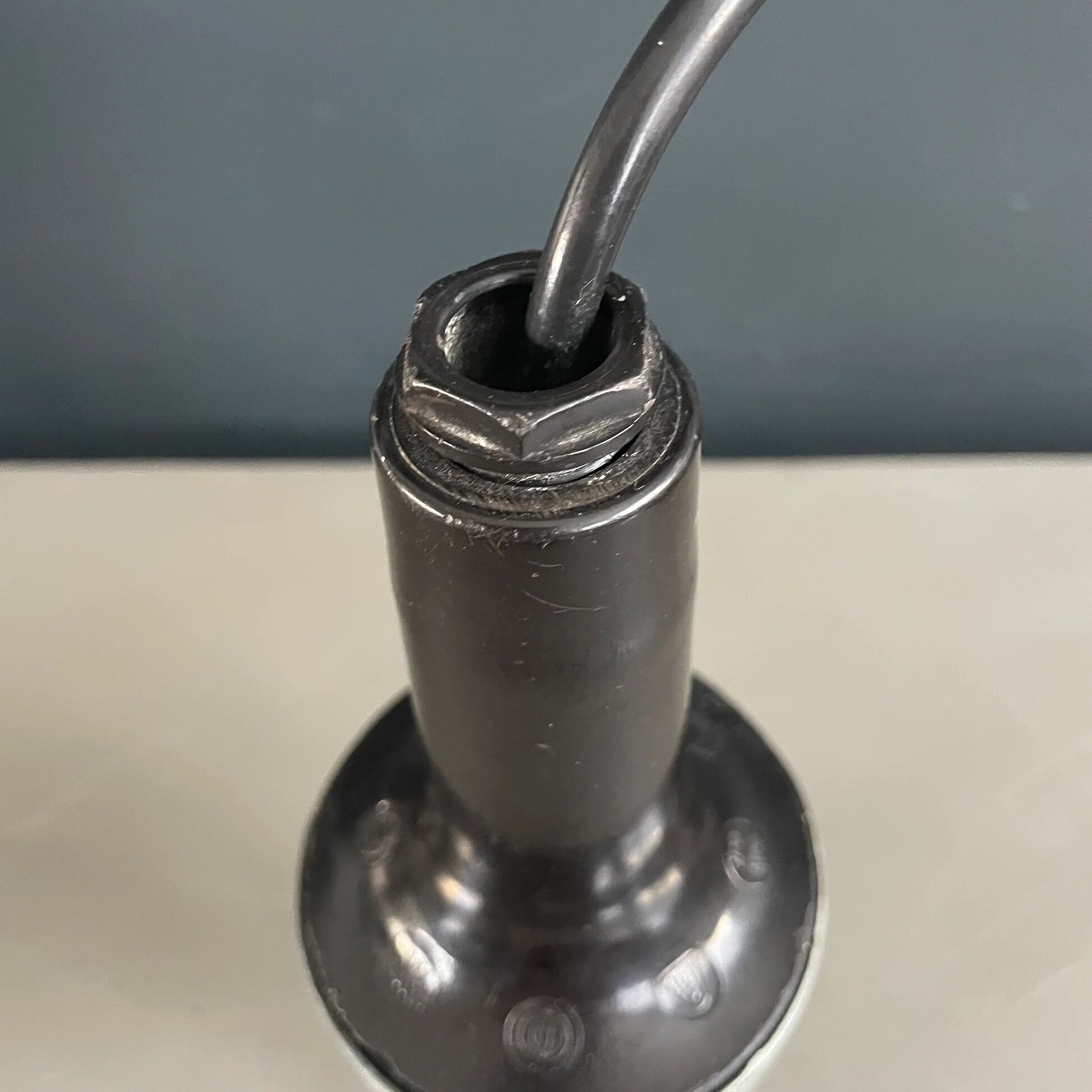 Old portable lamp