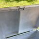 Raw wooden chest with a secret drawer