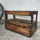 Old wooden bottle box