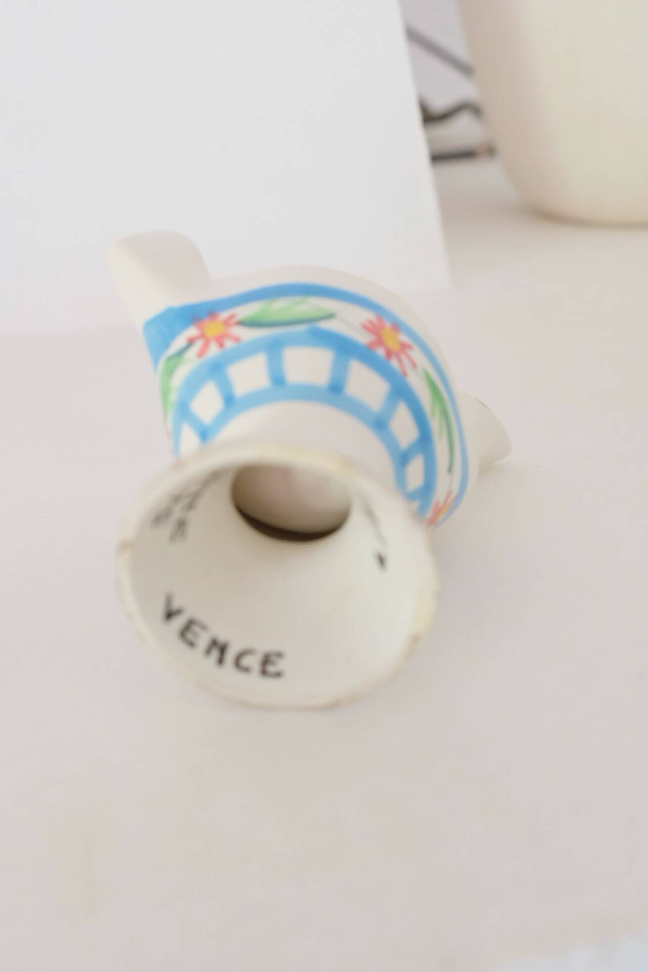 Bird-shaped ceramic egg cup – unique piece – collector – probably