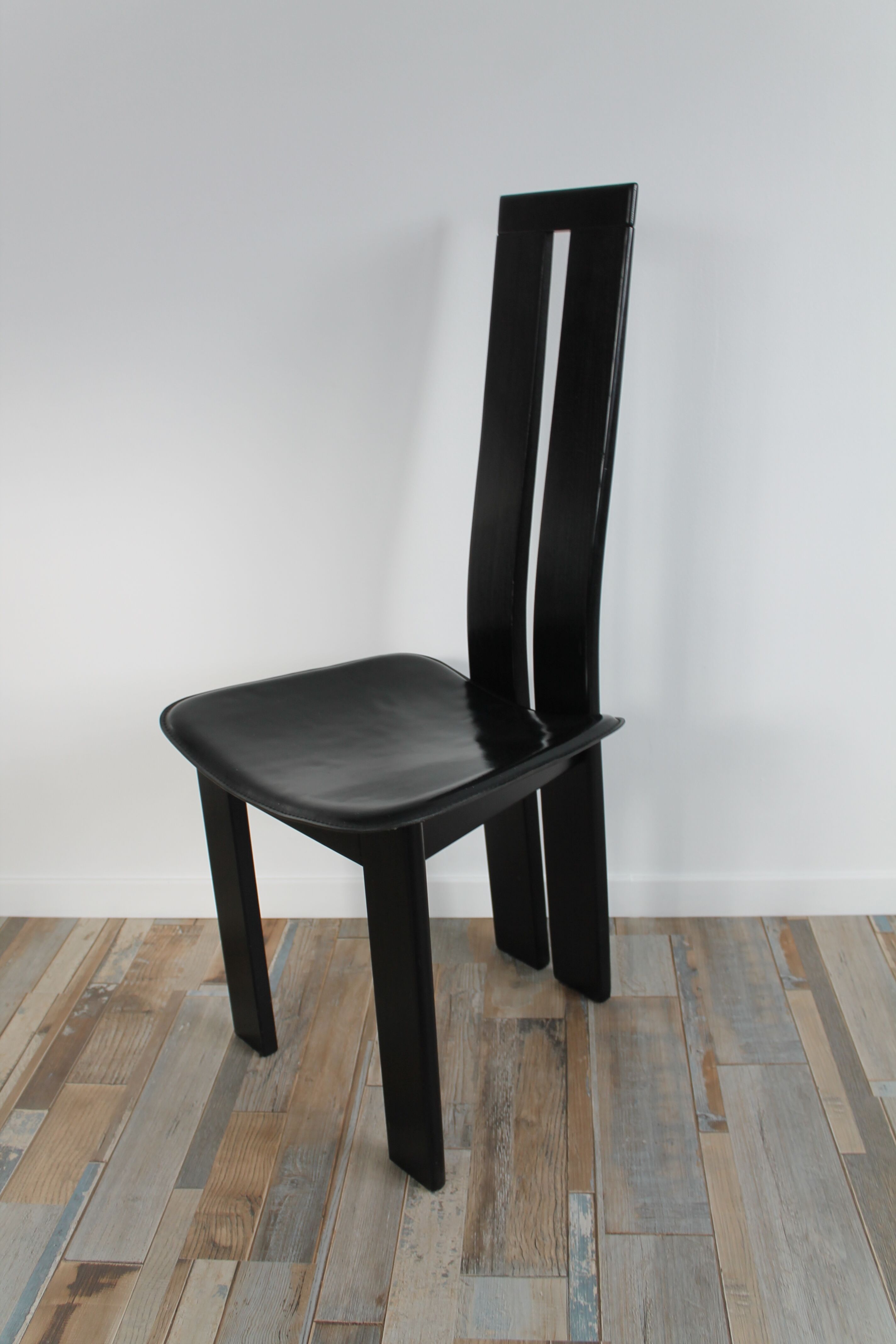 Lot 6 chairs Pietro Constantini circa 1970 Italy