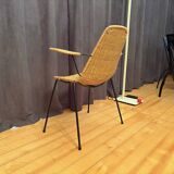 Chair with armrests designed by Gian Franco Legler, Italy, 1950s