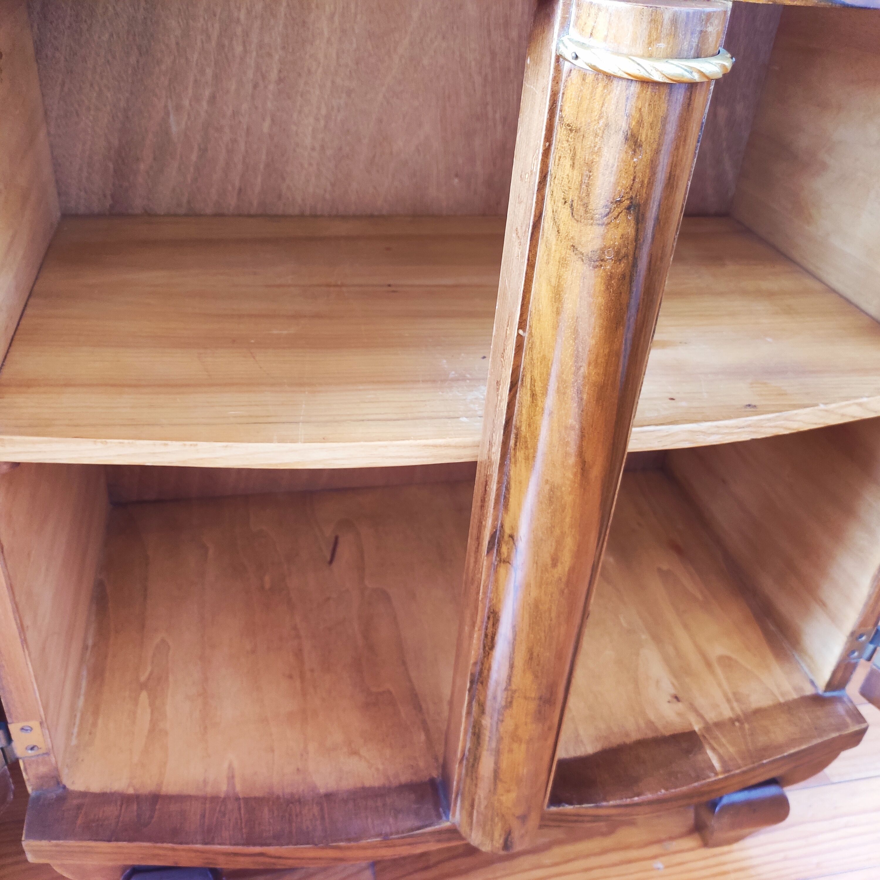 Pair of art deco bedside tables