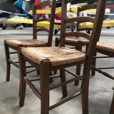 Rustic mulched chairs