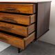 Scandinavian sideboard in Rio rosewood, 1950s-1960s