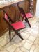 Pair of vintage Shanghai folding chairs