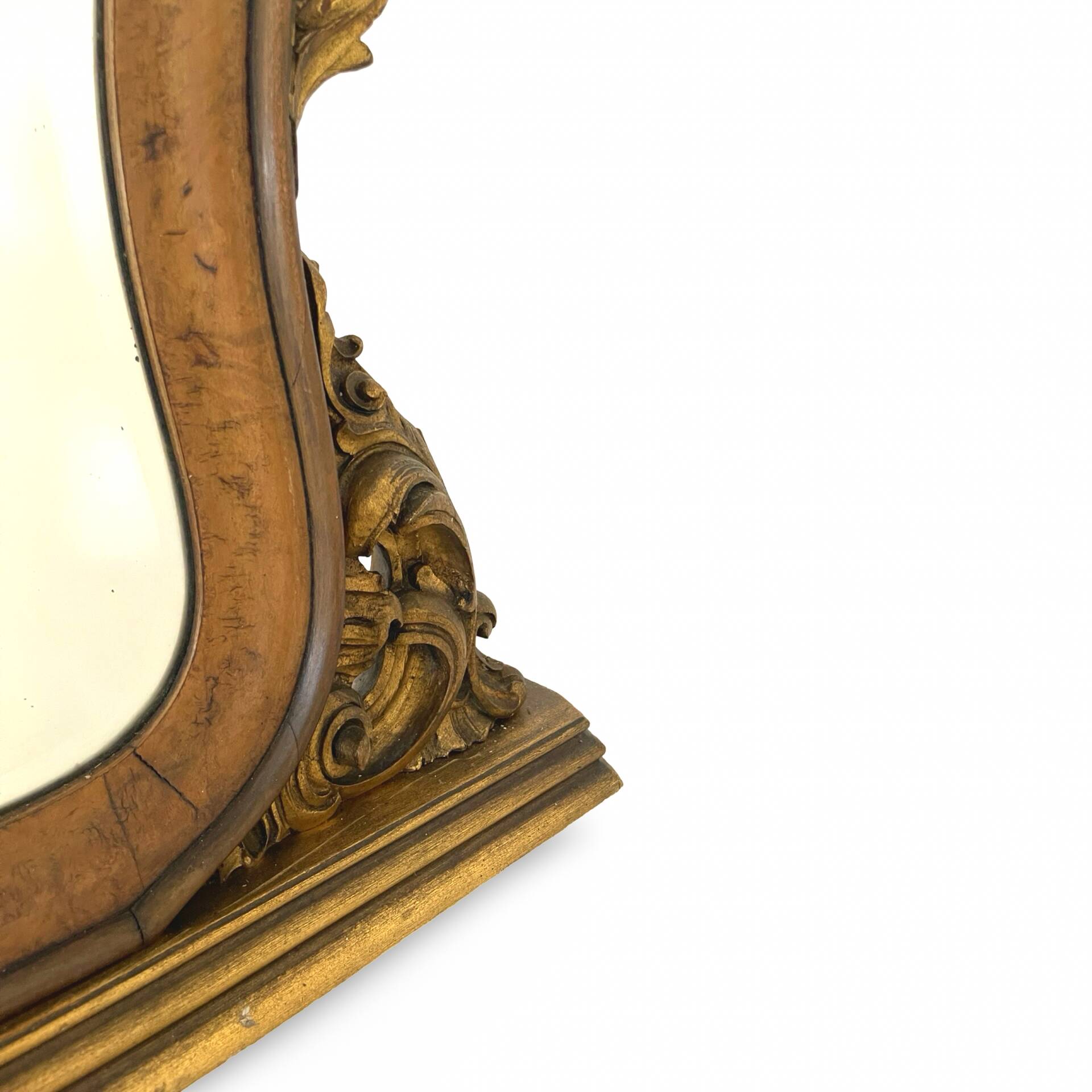 Miroir mural italien Art déco, années 1900.