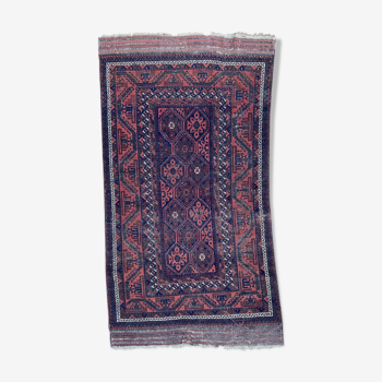 Old carpet Afghan Belutch 122x220 cm