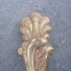Pair of wall lights in brass