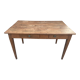 Solid oak farmhouse table with 2 drawers 1900