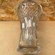 Ancien vase cristallerie lorraine cristal taillé made in France vintage